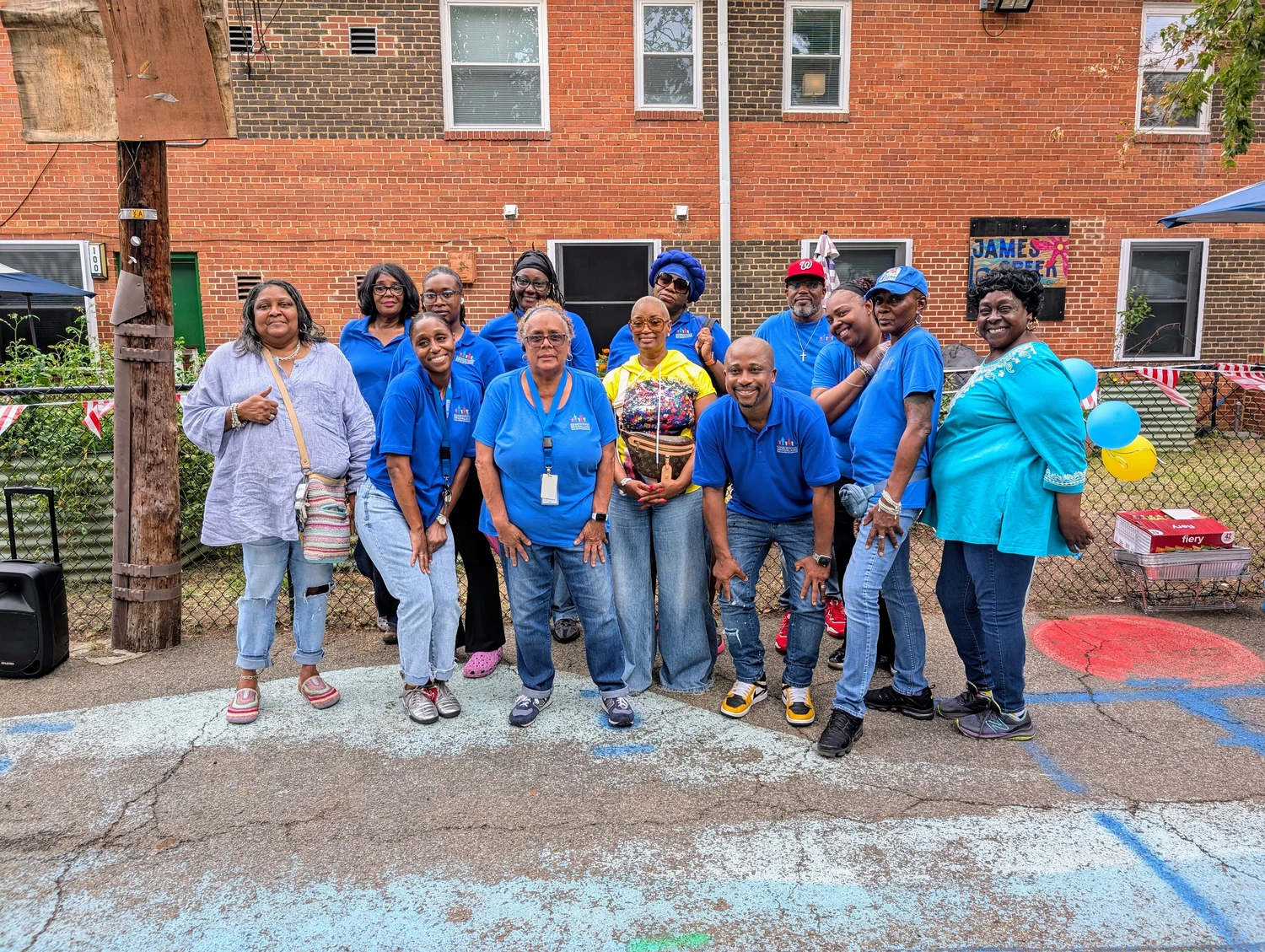 E/BFSC staff and community members celebrating 30 years