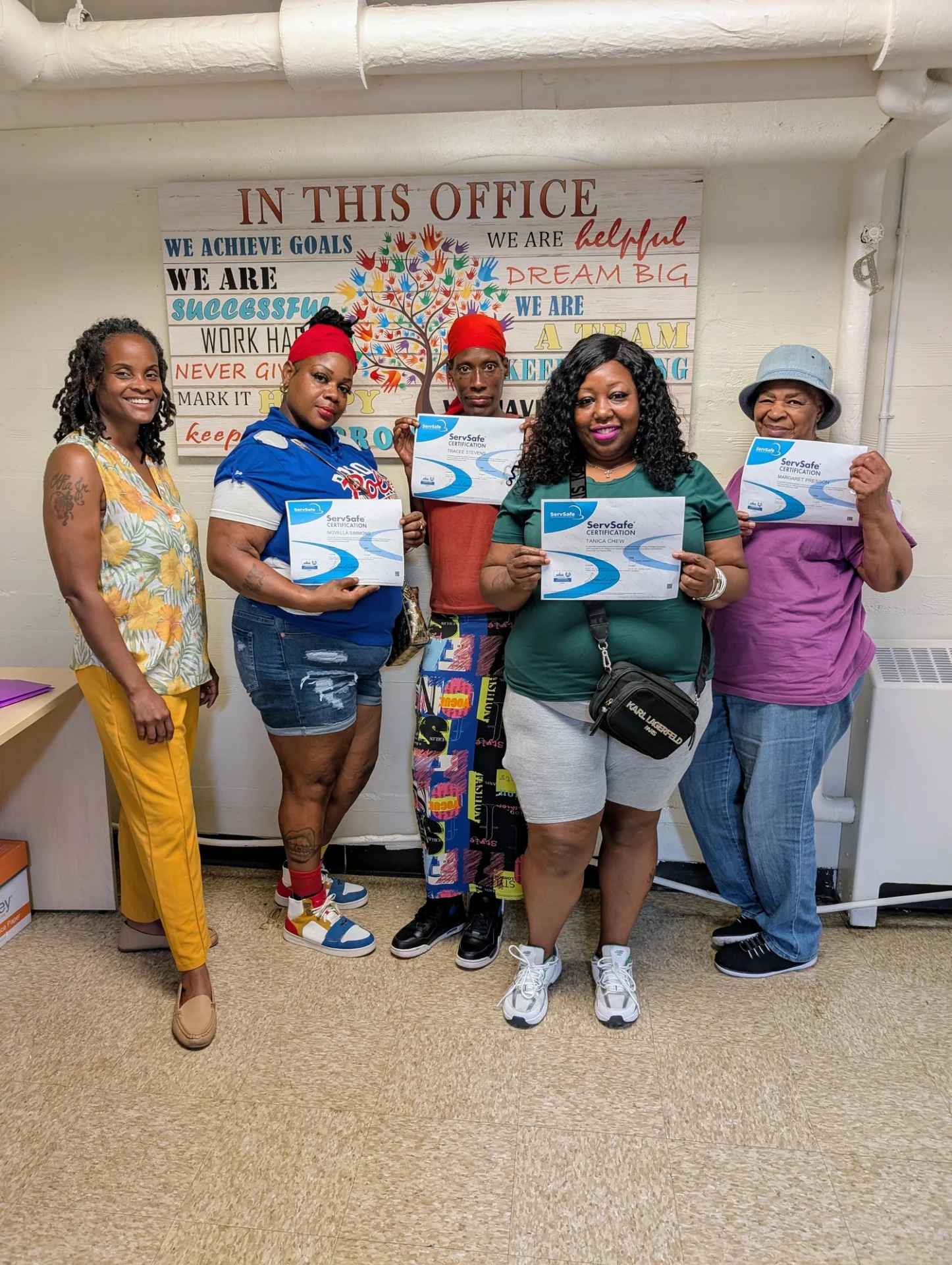Families gathered at the Success Center